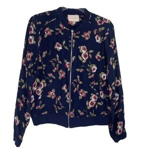 Skies Are Blue Bomber Jacket, Size Small